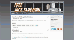 Desktop Screenshot of freejackklugman.com